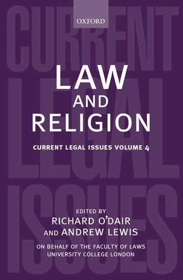 Richard O'Dair, Andrew Lewis - Law and Religion, Inbunden