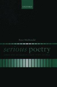 bokomslag Serious Poetry