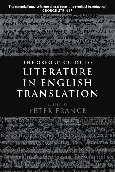 bokomslag The Oxford Guide to Literature in English Translation