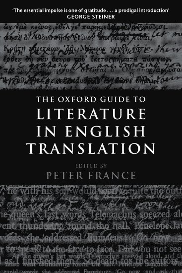 The Oxford Guide to Literature in English Translation 1