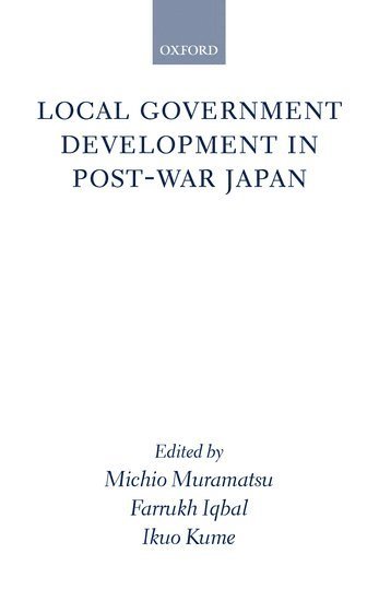 bokomslag Local Government Development in Post-war Japan