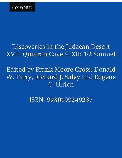 Discoveries in the Judaean Desert XVII: Qumran Cave 4. XII 1