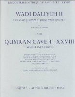 Douglas M. Gropp, James VanderKam, Monica Brady, Douglas M Gropp, James Vanderkam - Discoveries in the Judaean Desert: Volume XXVIII: Wadi Daliyeh II and Qumran Miscellanea, Part 2, Inbunden