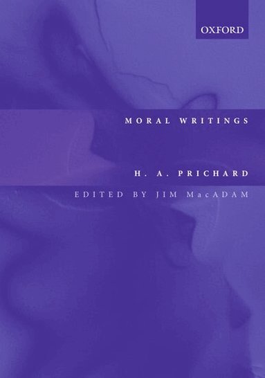 H. A. Prichard, Jim MacAdam - Moral Writings, Häftad
