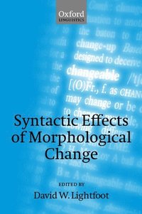 bokomslag Syntactic Effects of Morphological Change