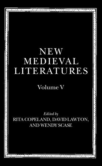 bokomslag New Medieval Literatures