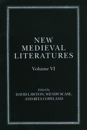 David Lawton, Rita Copeland, Wendy Scase - New Medieval Literatures, Inbunden