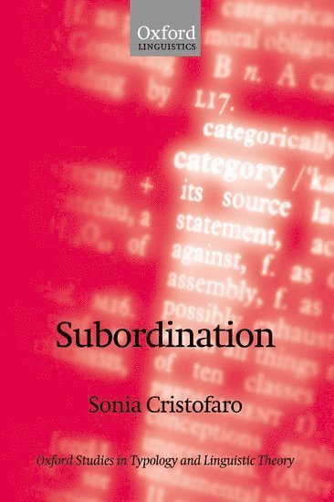 Subordination 1