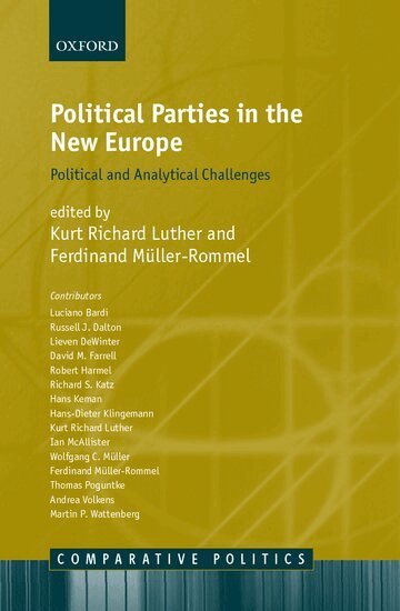 Kurt Richard Luther, Ferdinand Müller-Rommel - Political Parties in the New Europe, Inbunden