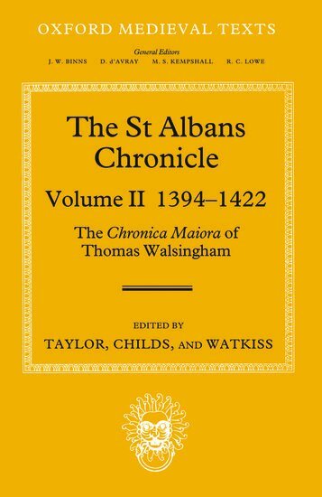 John Taylor, Wendy R. Childs, John Taylor, Wendy R. Childs, Leslie Watkiss - The St Albans Chronicle, Inbunden