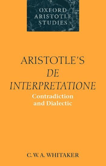 bokomslag Aristotle's De Interpretatione