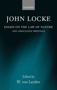 bokomslag John Locke: Essays on the Law of Nature