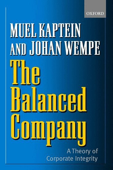 Muel Kaptein, Johan Wempe - The Balanced Company, Inbunden