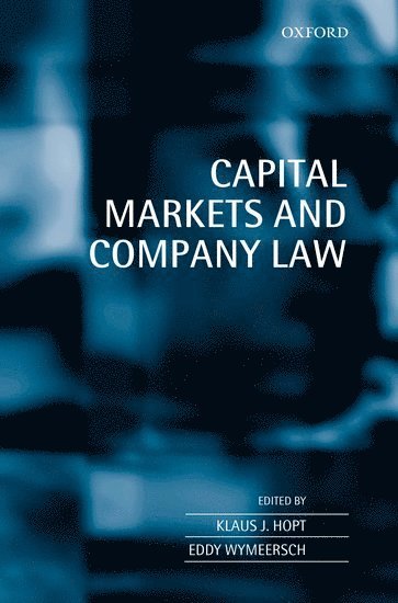 Capital Markets and Company Law 1