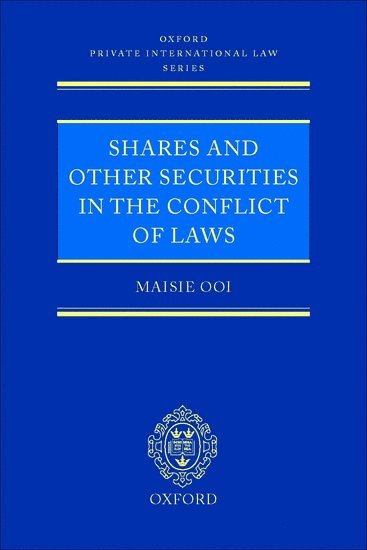 bokomslag Shares and Other Securities in the Conflict of Laws