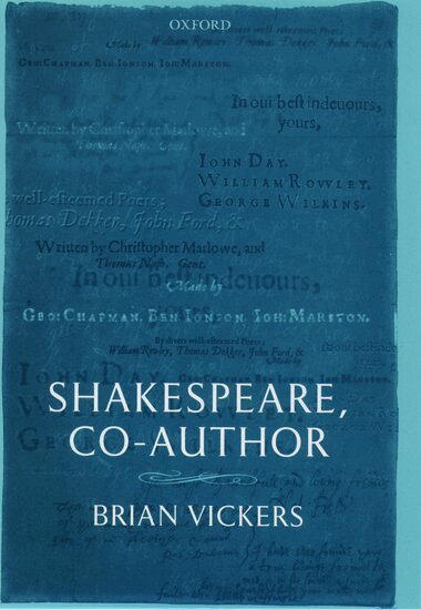 Brian Vickers - Shakespeare, Co-Author, Inbunden