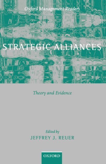 Jeffrey J. Reuer - Strategic Alliances, Häftad