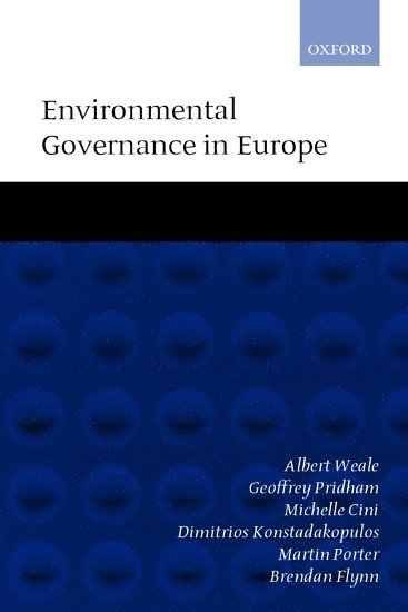bokomslag Environmental Governance in Europe