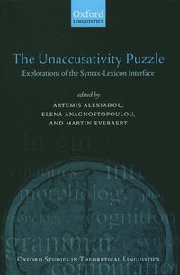 bokomslag Unaccusativity Puzzle