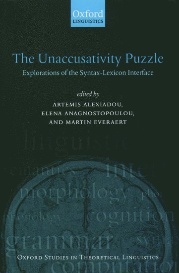 bokomslag The Unaccusativity Puzzle