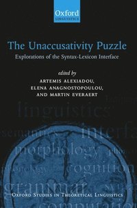 bokomslag The Unaccusativity Puzzle