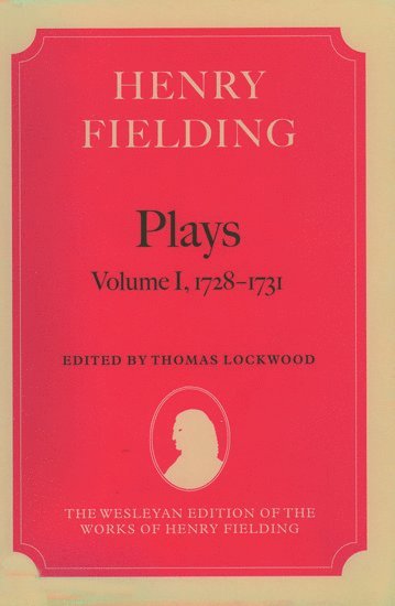 bokomslag Henry Fielding - Plays