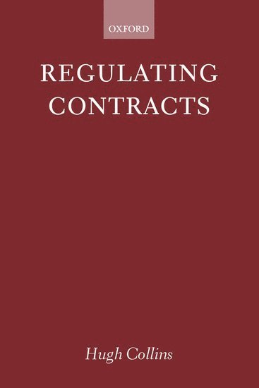 bokomslag Regulating Contracts