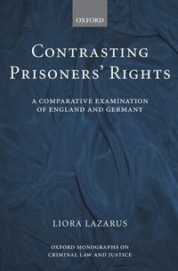 bokomslag Contrasting Prisoners' Rights