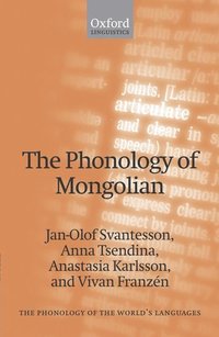 bokomslag The Phonology of Mongolian