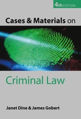 Cases And Materials On Criminal Law 1