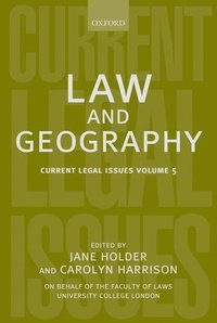 bokomslag Law and Geography