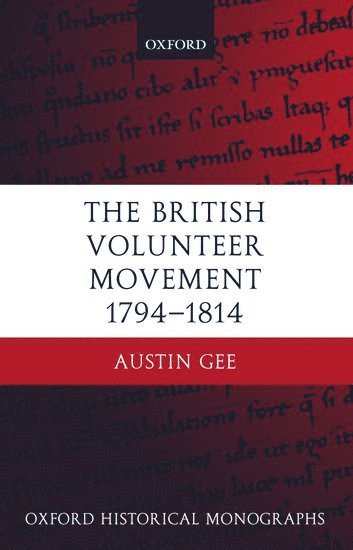 bokomslag British Volunteer Movement 1794-1814
