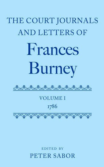 bokomslag The Court Journals and Letters of Frances Burney