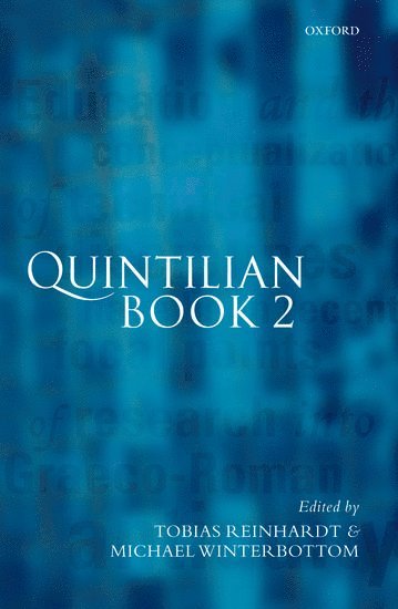Quintilian Institutio Oratoria Book 2 1
