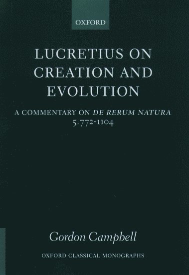 bokomslag Lucretius on Creation and Evolution