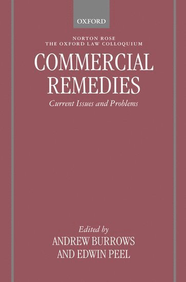 bokomslag Commercial Remedies