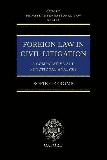 bokomslag Foreign Law in Civil Litigation