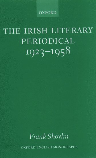 Irish Literary Periodical 1923-58 1