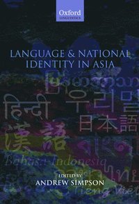 bokomslag Language and National Identity in Asia