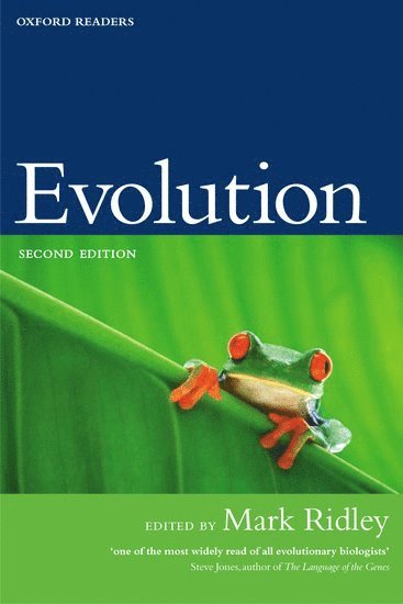 Mark Ridley, and member of the Zoology Department at the University of Oxford) Ridley, Mark (, Lecturer at Somerville College - Evolution, Häftad