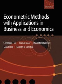 bokomslag Econometric Methods with Applications in Business and Economics