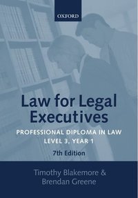 bokomslag Law for Legal Executives