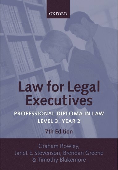 bokomslag Law for Legal Executives