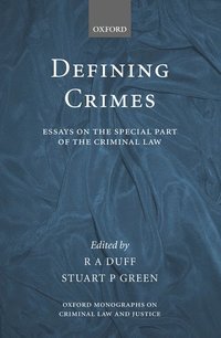 bokomslag Defining Crimes