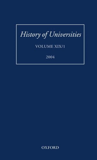 Mordechai Feingold - History of Universities, Inbunden
