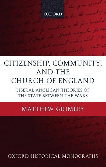 Citizenship, Community, and the Church of England 1
