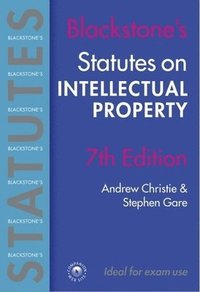 bokomslag Statutes On Intellectual Property
