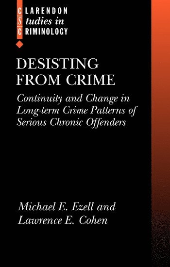 Desisting from Crime 1