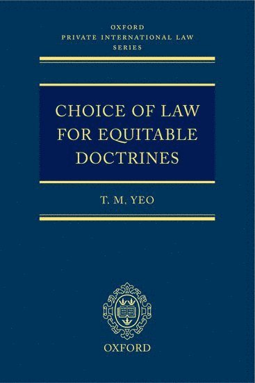 bokomslag Choice of Law for Equitable Doctrines