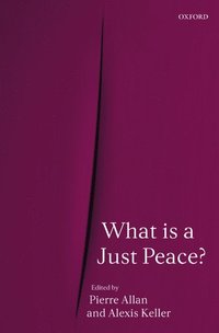 bokomslag What is a Just Peace?